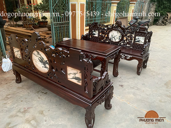 trường kỷ gỗ gụ