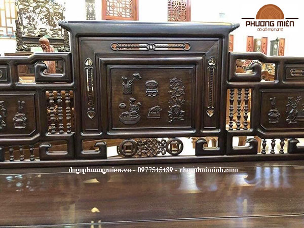 bàn ghế trường kỷ gỗ gụ