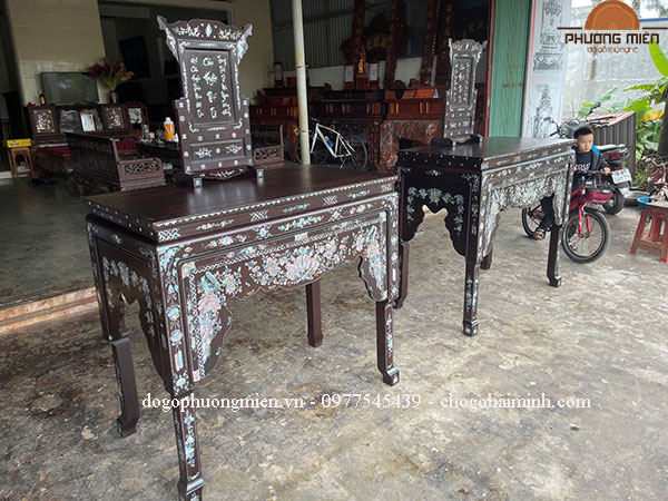 bàn nghi thờ cẩn ốc