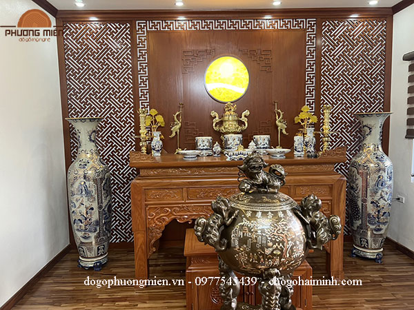 bàn thờ gia tiên gỗ 