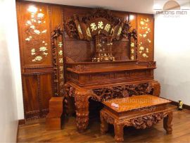 Top 10 kiểu mẫu bàn thờ gỗ đẹp được sử dụng nhiều tại Thái Bình.