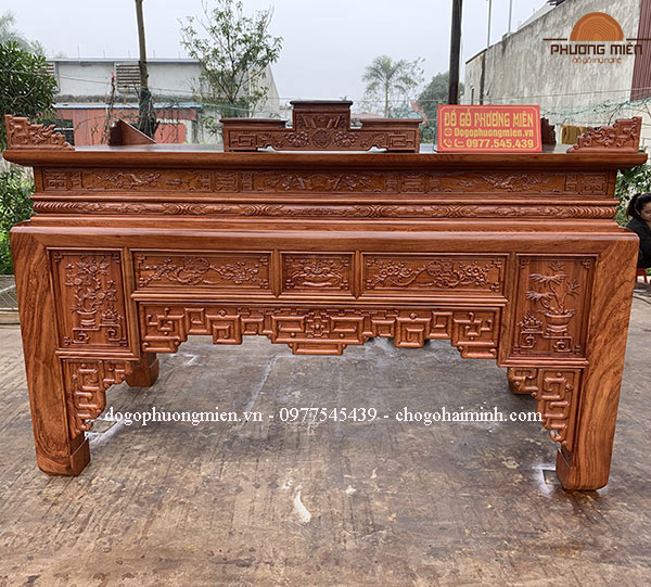 bàn thờ gỗ hương đá chất lượng.