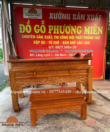 bàn thờ gỗ mít