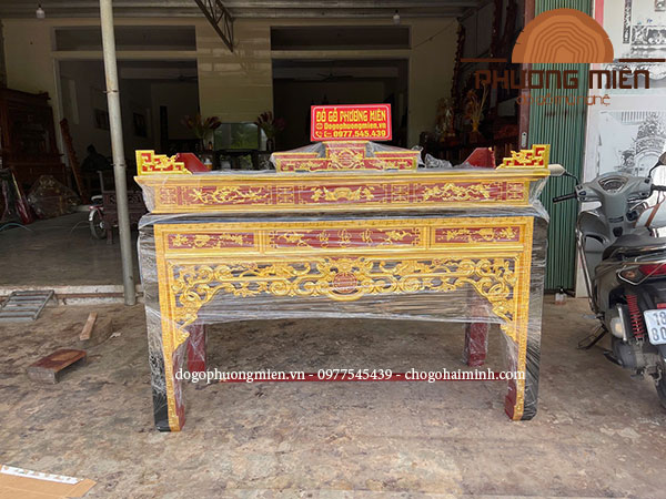 bàn thờ mít sơn thếp vàng đẹp