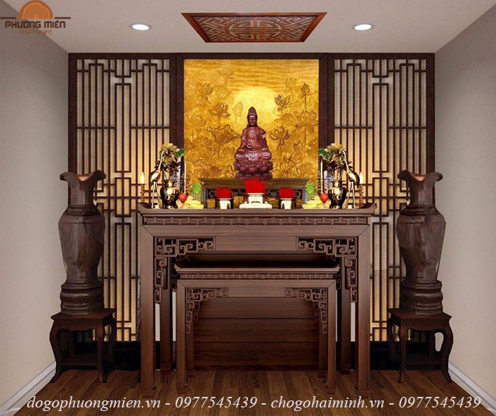 bàn thờ phật gỗ đẹp