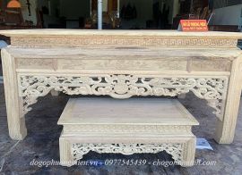Bàn thờ truyện như ý thủng gỗ gụ đẹp.