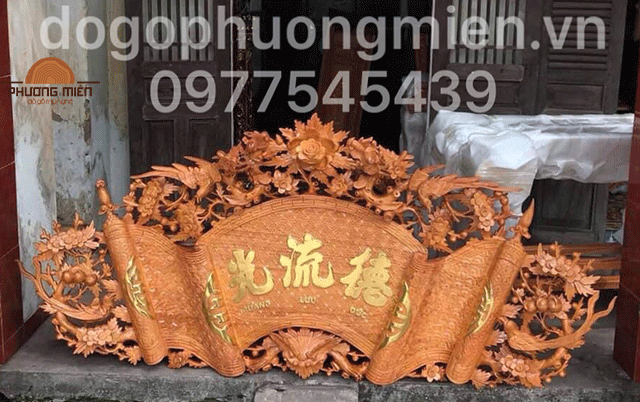 cuốn thư mai gõ đỏ