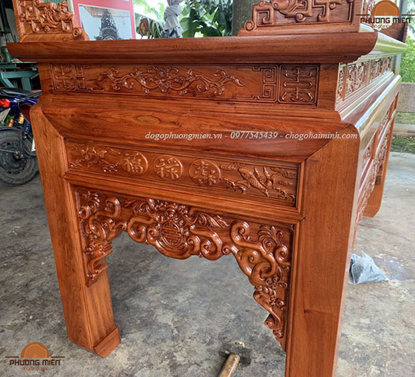 bàn thờ như ý gỗ hương