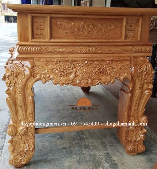 sập thờ mai điểu gõ đỏ