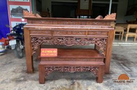 Mẫu bàn thờ gỗ đẹp chất lượng chuẩn phong thuỷ.