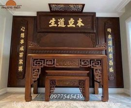 Đơn vị thiết kế- thi công phòng thờ gỗ đẹp, uy tín hàng đầu tại Hà Nội.