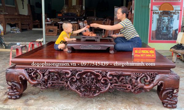 mẫu sập nho cổ gỗ gụ đẹp
