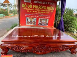 Mẫu sập ba bông gỗ hương đỏ đẹp chất lượng.( Chị Tuyết- Sài Gòn)