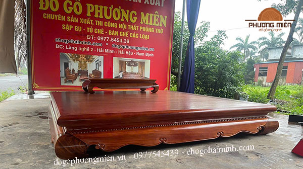 sập hầu đồng mẫu trơn
