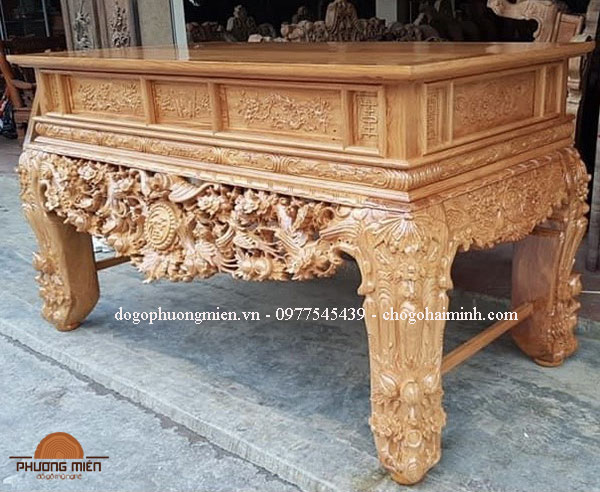 sập thờ mai điểu gõ đỏ