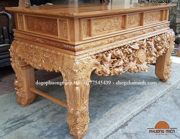 sập thờ mai điểu gõ đỏ