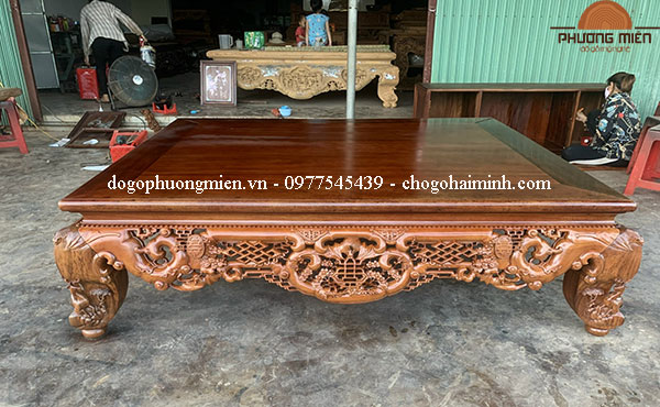 mẫu sập ngũ phúc cổ chân hươu
