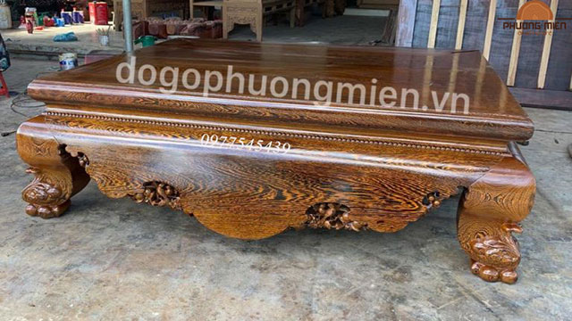 Mẫu sập trơn gỗ mun hoa đẹp