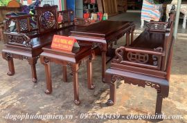 Bàn ghế trường kỷ Thọ cổ gỗ gụ đẹp nhất hiện nay. (Bàn giao tại Thanh Hoá)