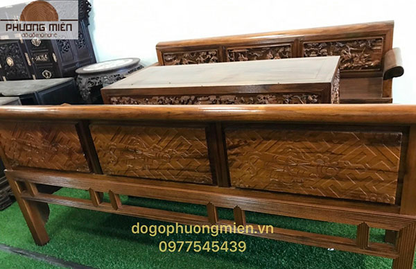 trường kỷ gỗ gụ ta quảng bình.