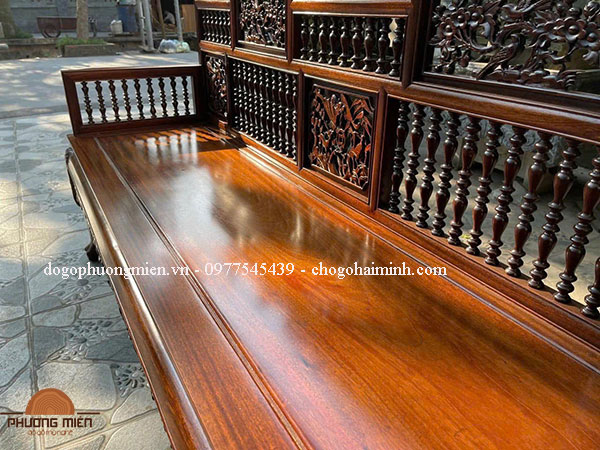 trường kỷ con tiện gỗ gụ