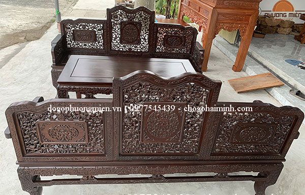 bàn ghế trường kỷ dắt
